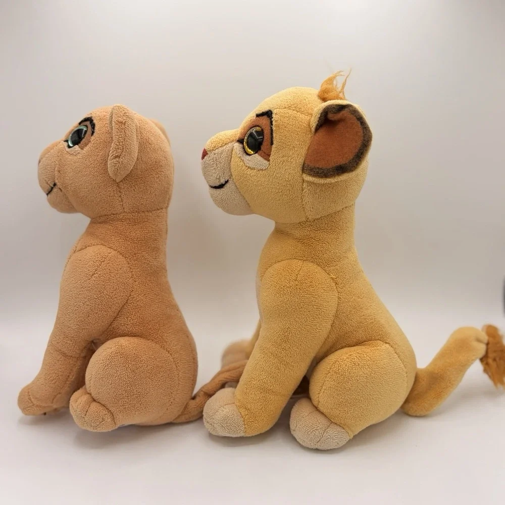 TY Disney Lion King Simba & Nala Collectible Plush Stuffed Animal Doll Toy Set